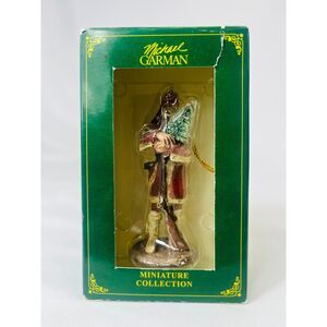 Michael Garmin 1987 Mountain Man Miniature H901 NIB Ornament Santa